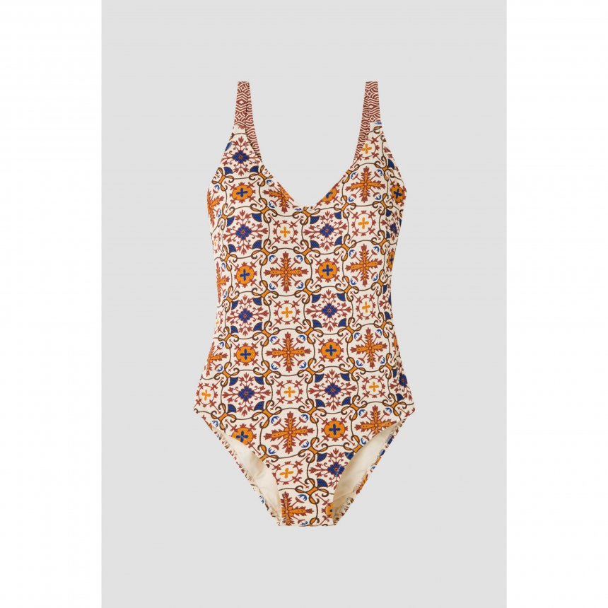 Full body mosaic swimsuit